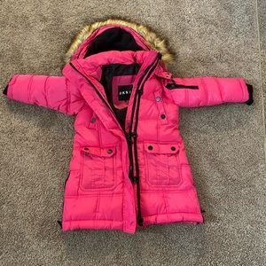 Girls DKNY puffer coat